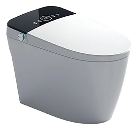 Vaso Sanitário Inteligente Smart Toilet Luxo Retangular Branco HMSX81 Lemon Decor