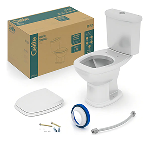 Kit Vaso Sanitário Caixa Acoplada E Acessórios Fit Br Celite