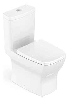 Kit Vaso Sanitário Com Caixa Acoplada E Acessórios Boss Branco Incepa