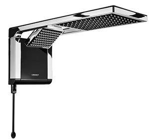 Chuveiro Lorenzetti Acqua Duo Multi Temperatura Preto/Cromado 7800W