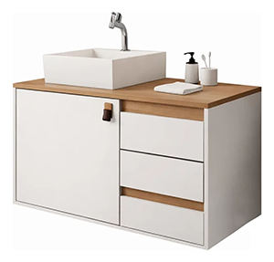 Gabinete Armario De Banheiro 100% Mdf - Formara 80cm