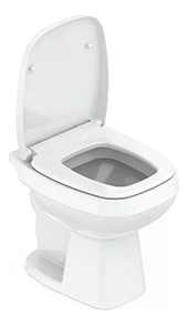 Kit Completo Bacia Vaso Sanitário Convencional City Plus Celite