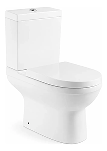 Vaso Sanitário com Caixa Acoplada Smart Fit Dual Flush Branco em Cerâmica